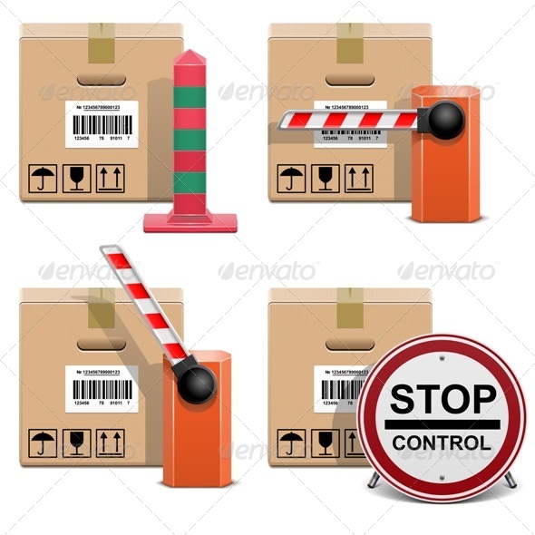 Vector Shipment Icons Set 22 - Business Conceptual