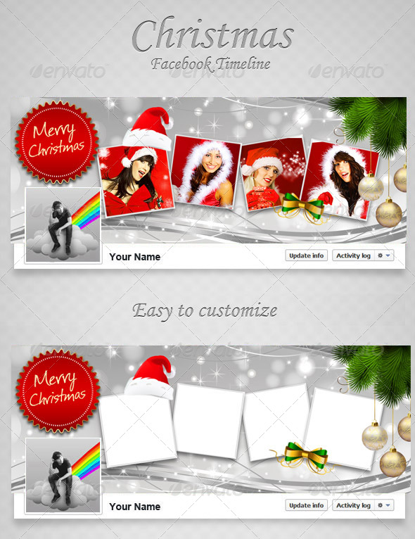 Christmas FB Timeline V9 - Facebook Timeline Covers Social Media