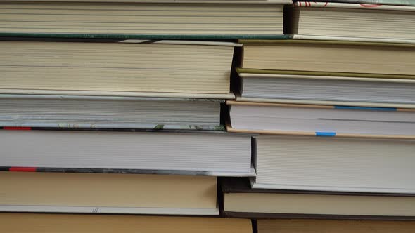 Background from a stack of books. alt