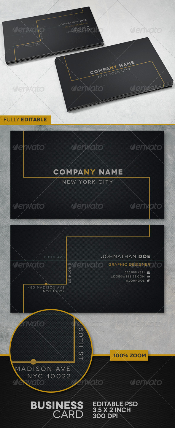 CompaNY Business Card - Business Cards Print Templates