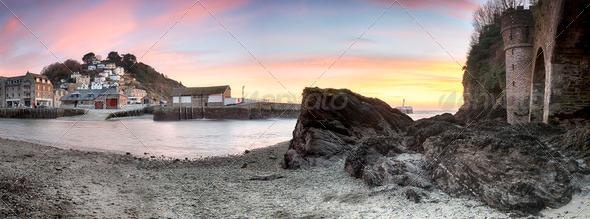 Looe in Cornwall - Stock Photo - Images