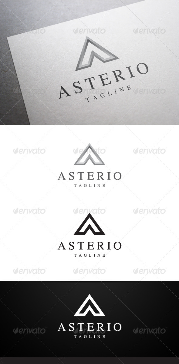 Asterio A Letter Logo - Letters Logo Templates