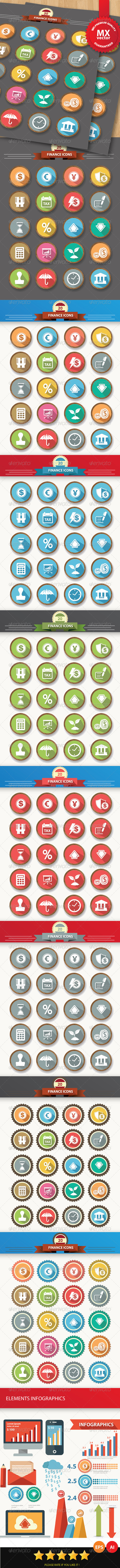Finance Concept Icons - Business Icons