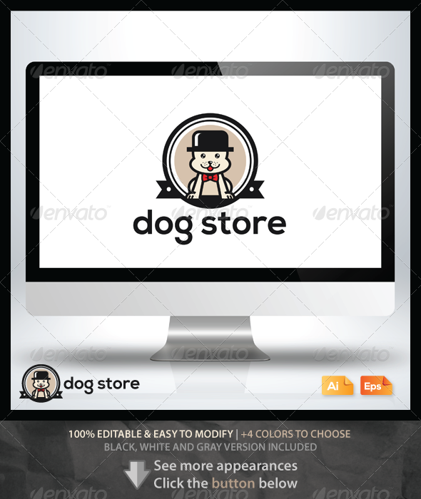 Dog Store - Animals Logo Templates