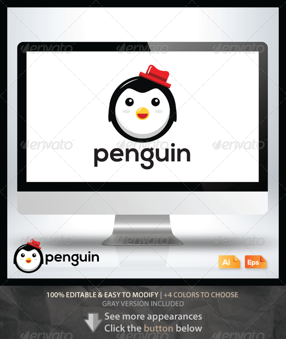 Penguin Logo - Animals Logo Templates