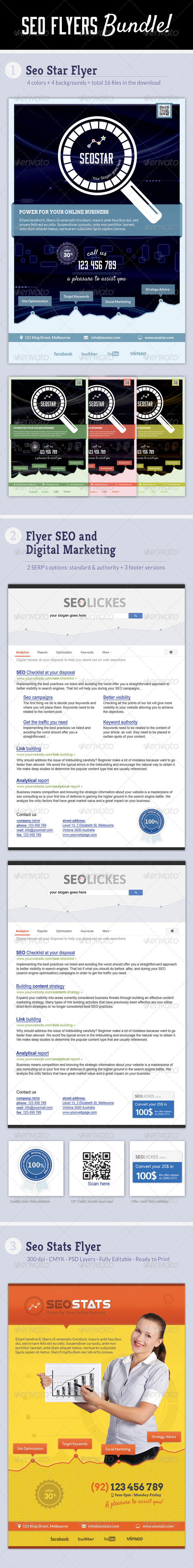 Seo Flyers Bundle - Corporate Flyers