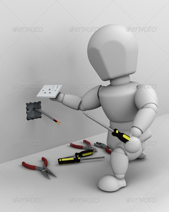 White Character as an Electrician