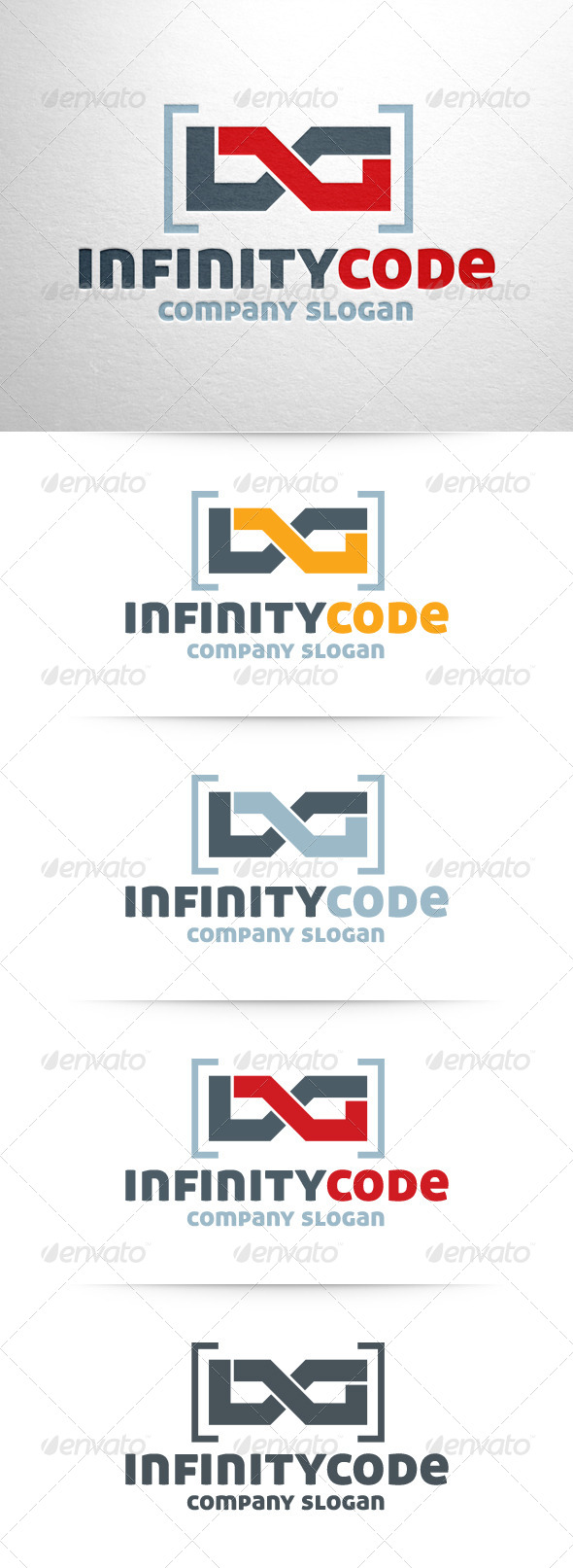 Infinity Code Logo - Symbols Logo Templates