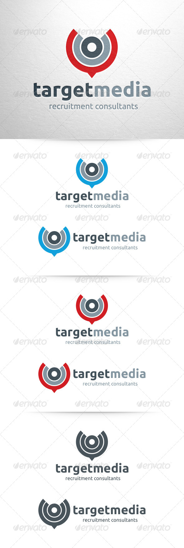 Target Media Logo Template - Abstract Logo Templates