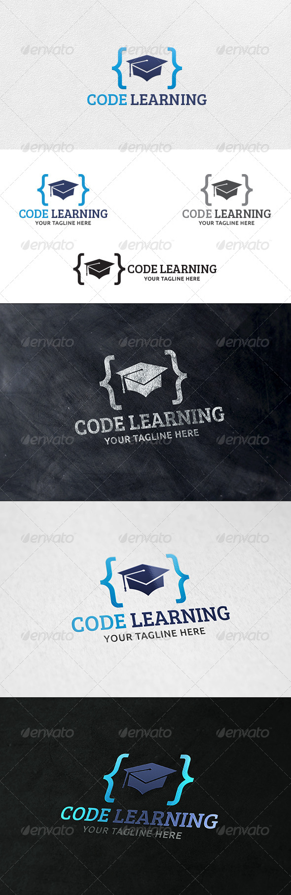 Code Learning - Logo Template - Symbols Logo Templates