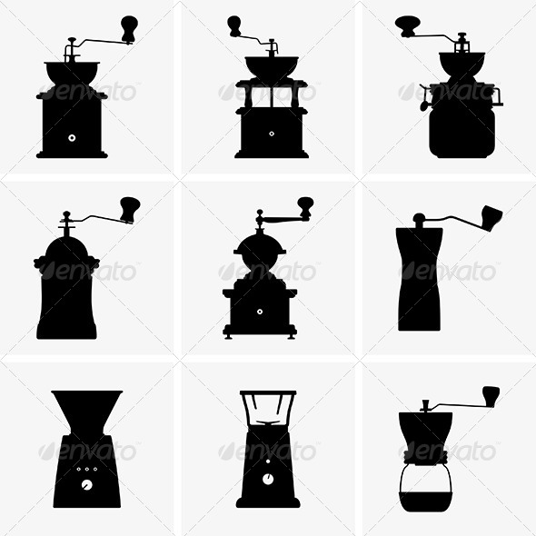 Coffee Mills - Man-made Objects Objects