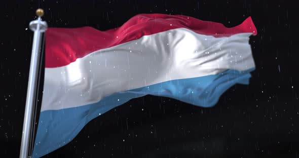 Luxembourg Flag Waving alt