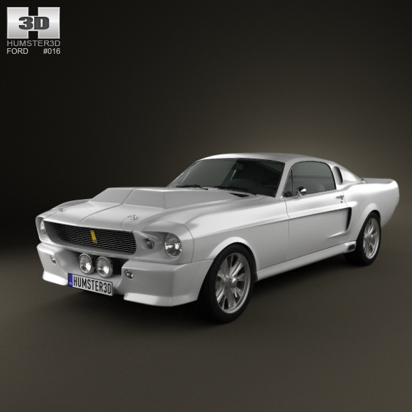 Ford Mustang Shelby GT500 Eleanor 1967 - 3DOcean Item for Sale