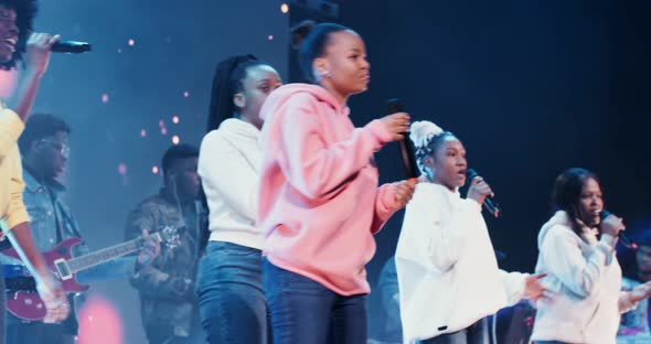 Concert of a Musical African American Group alt