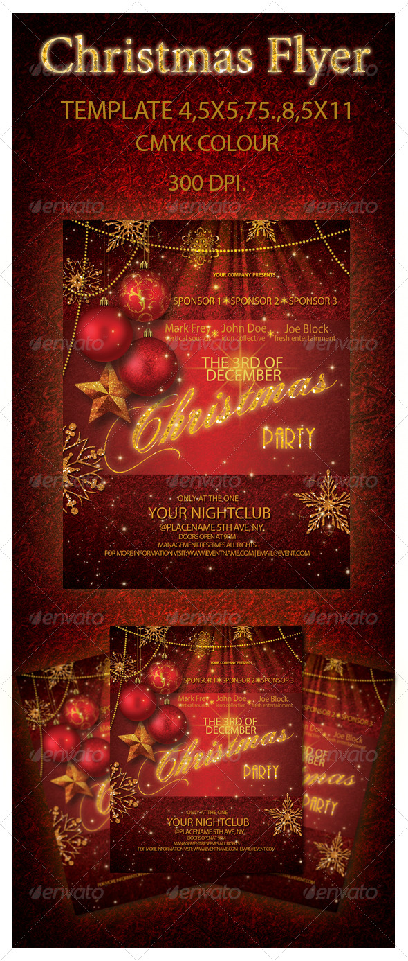 Christmas Party Flyer - Holidays Events