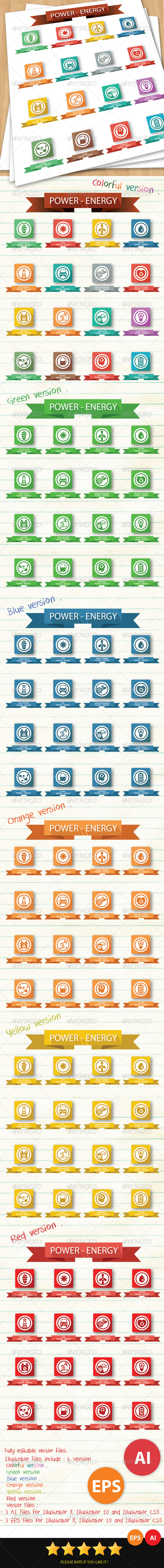 Power & Energy Icons - Icons
