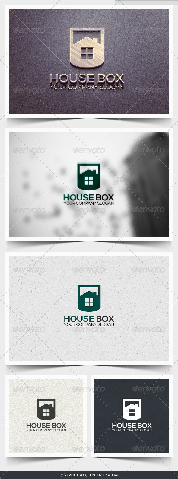 House Box Logo Template - Buildings Logo Templates