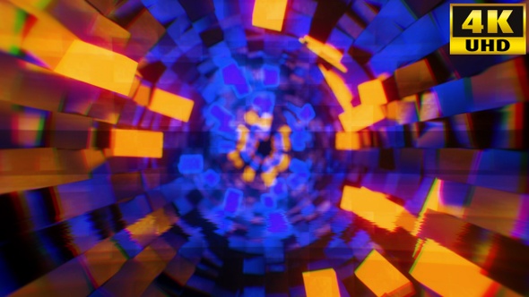Geometric Tunnel Background Vj Loops V2 alt