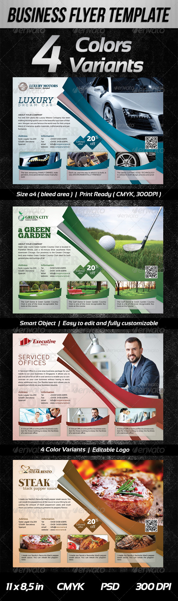 Multi-Purpose Business Flyer Template Psd - Commerce Flyers