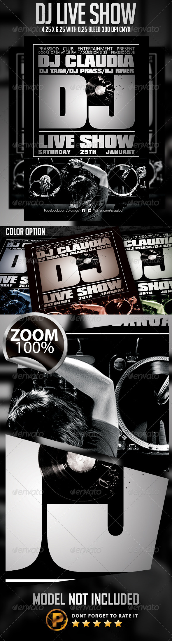 DJ Live Show Flyer Template - Concerts Events