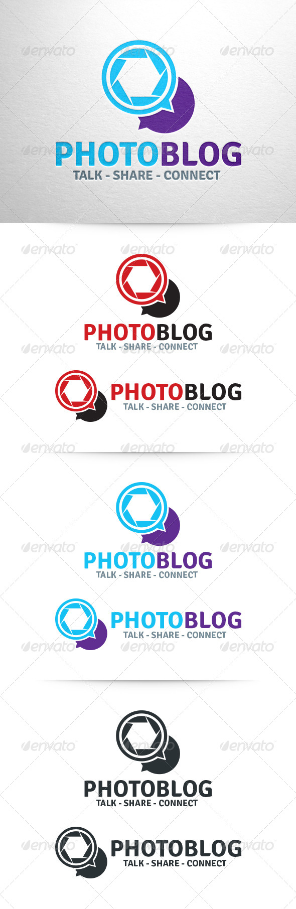 Photo Blog Logo Template - Symbols Logo Templates