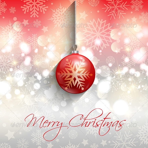 Christmas Bauble Background - Christmas Seasons/Holidays