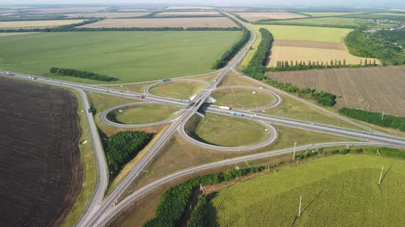 Car Interchange From a Bird'seye View alt