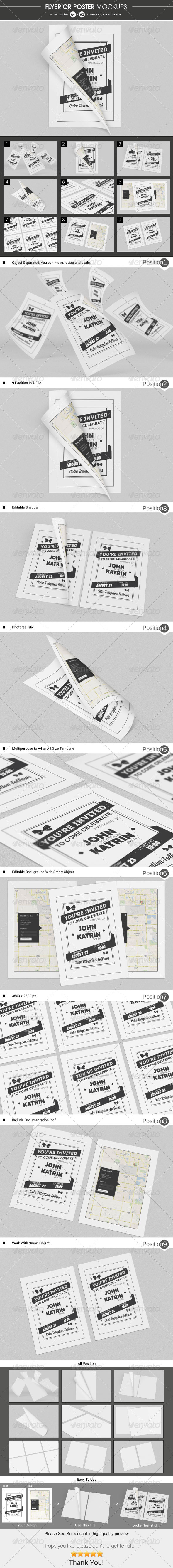 Flyer / Poster Mockups