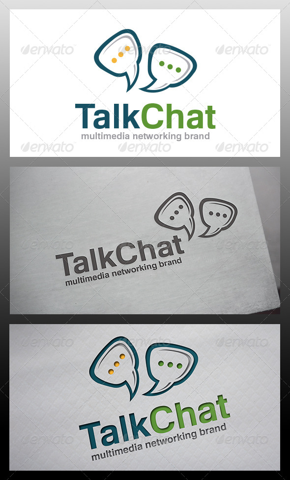 Chat Logo - Symbols Logo Templates