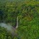Waterfall In The Jungle Aerial - VideoHive Item for Sale
