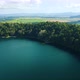 Aerial, Beautiful View On Lake Eacham In Tablelands In Queensland, Australia - VideoHive Item for Sale