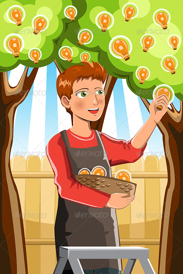 Harvesting an Idea Tree - Conceptual Vectors