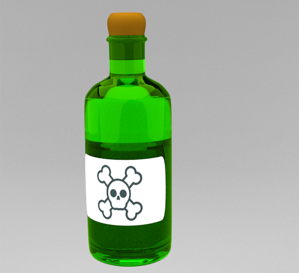 Poison Bottle - 3Docean 6435167