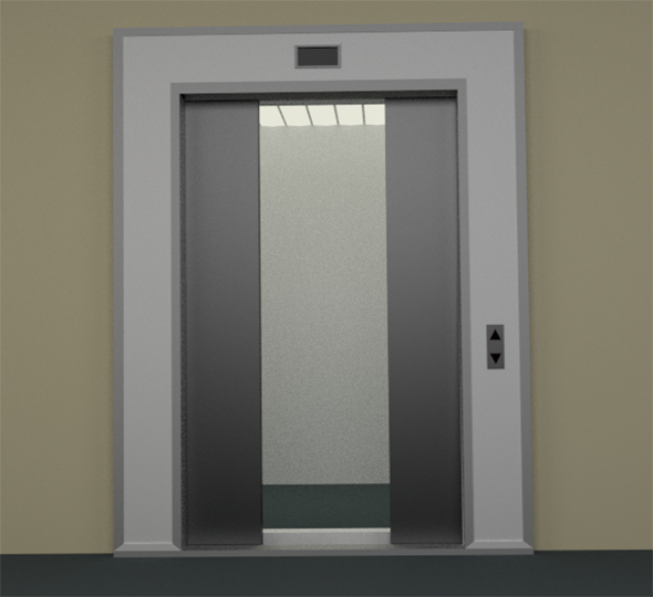 Elevator + Doors - 3Docean 6435267