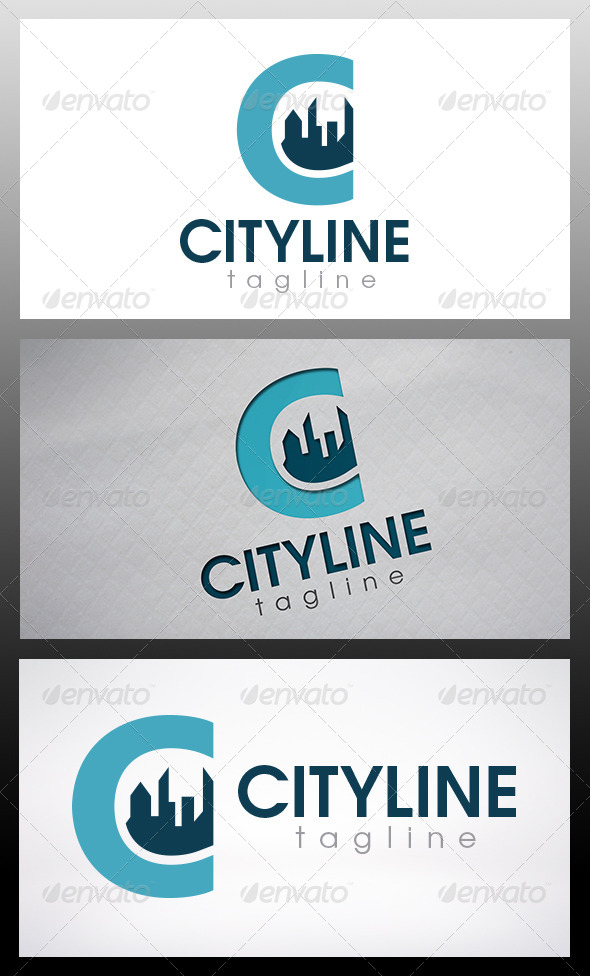 City Letter C Logo - Letters Logo Templates