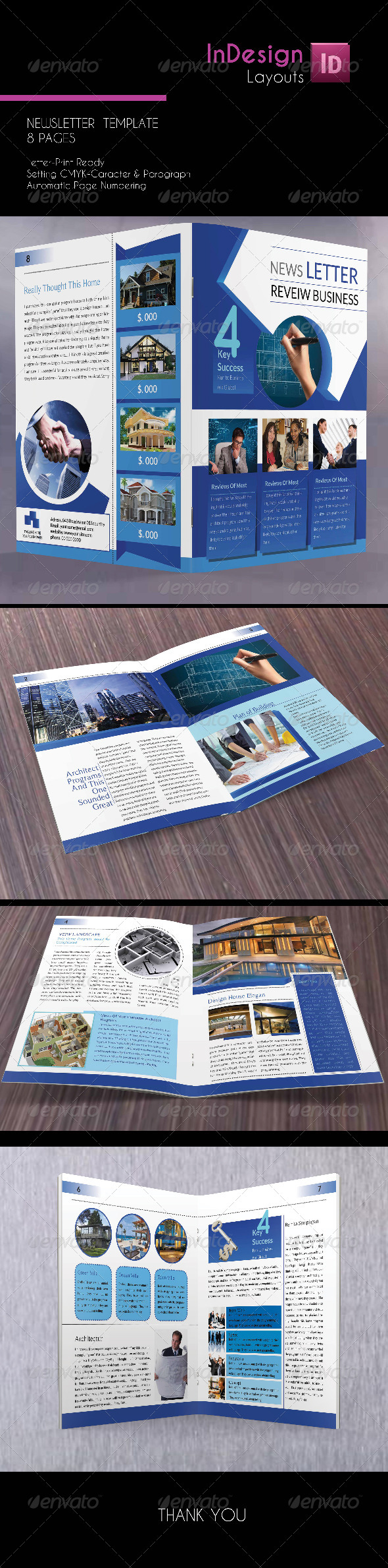 01 Review Business Newsletter Template in Newsletter Templates - product preview 1
