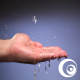 Male Hand Catches Water - VideoHive Item for Sale