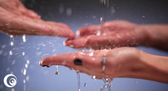 Hands Catching Water