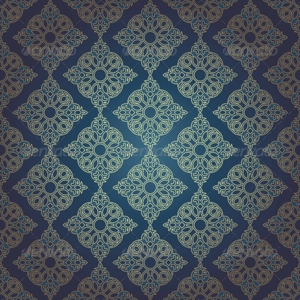 Seamless Pattern in Mosaic Ethnic Style. - Patterns Decorative