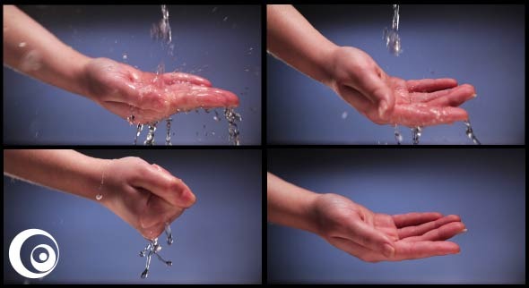 Female Hand With Water