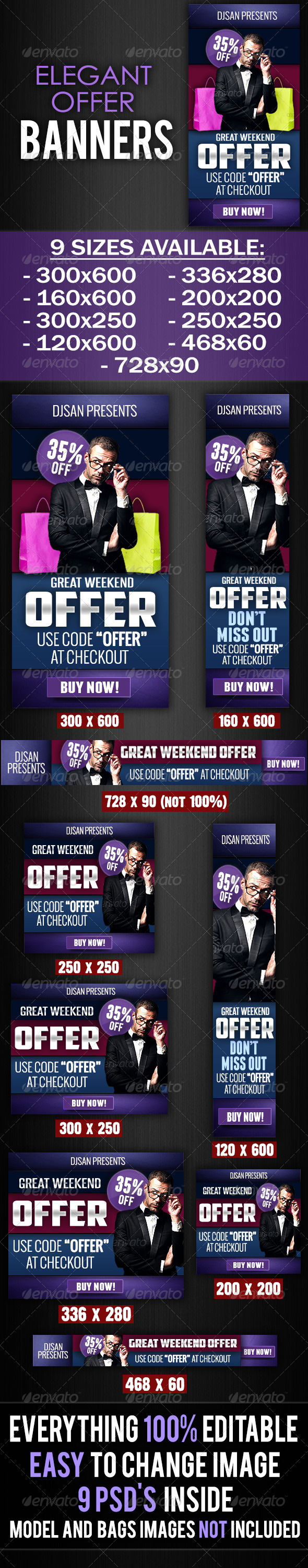 Elegant Offer Banners - Banners & Ads Web Elements