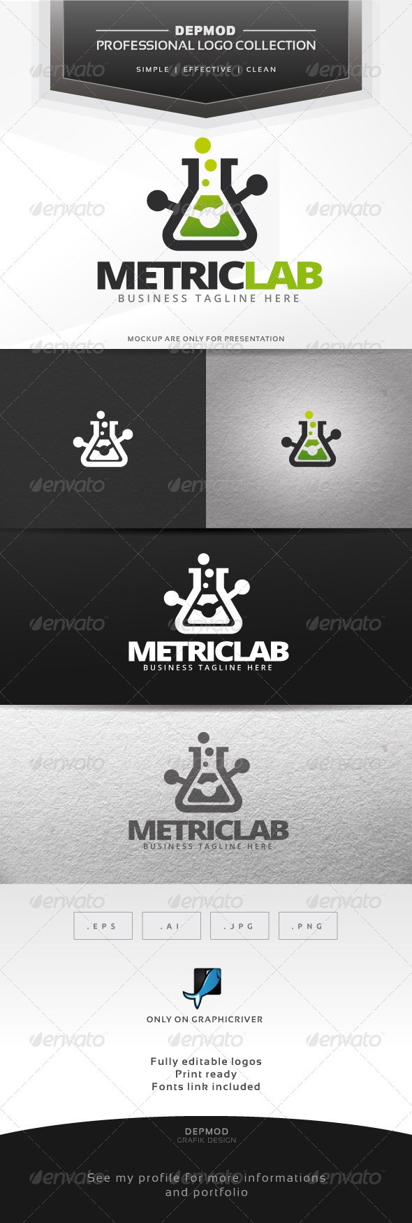 Metric Lab Logo - Symbols Logo Templates