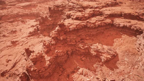 Aerial Grand Canyon in the Fog alt