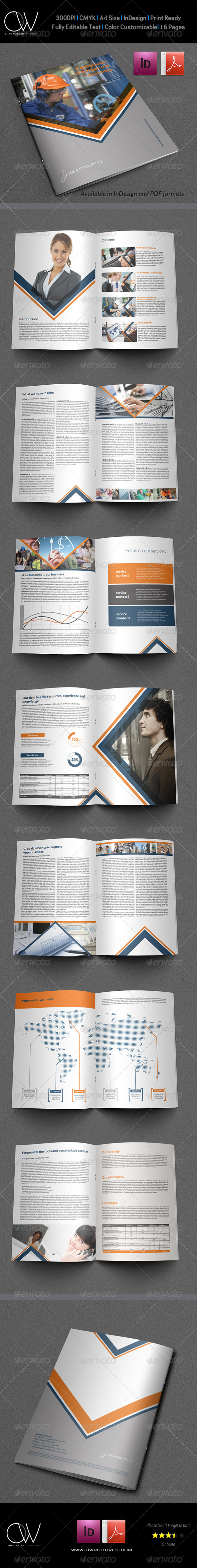 Company Brochure Template Vol.16 - 16 Pages - Corporate Brochures