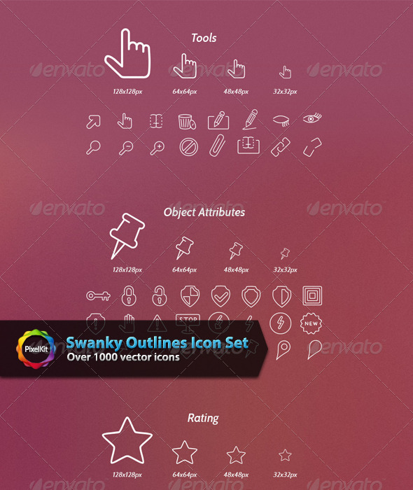 Swanky Outlines Icon Set - Web Icons