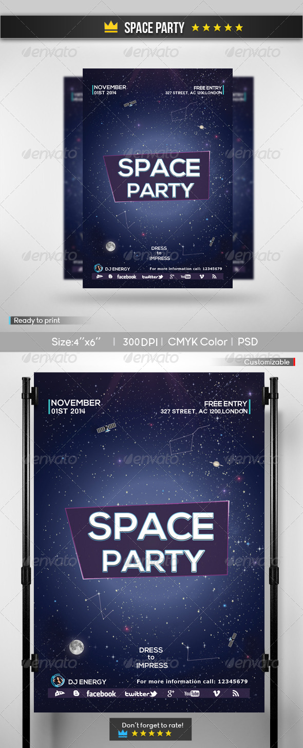 Space Party - Clubs & Parties Events