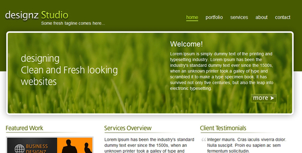 Fresh Green Business Template by rjoshicool
