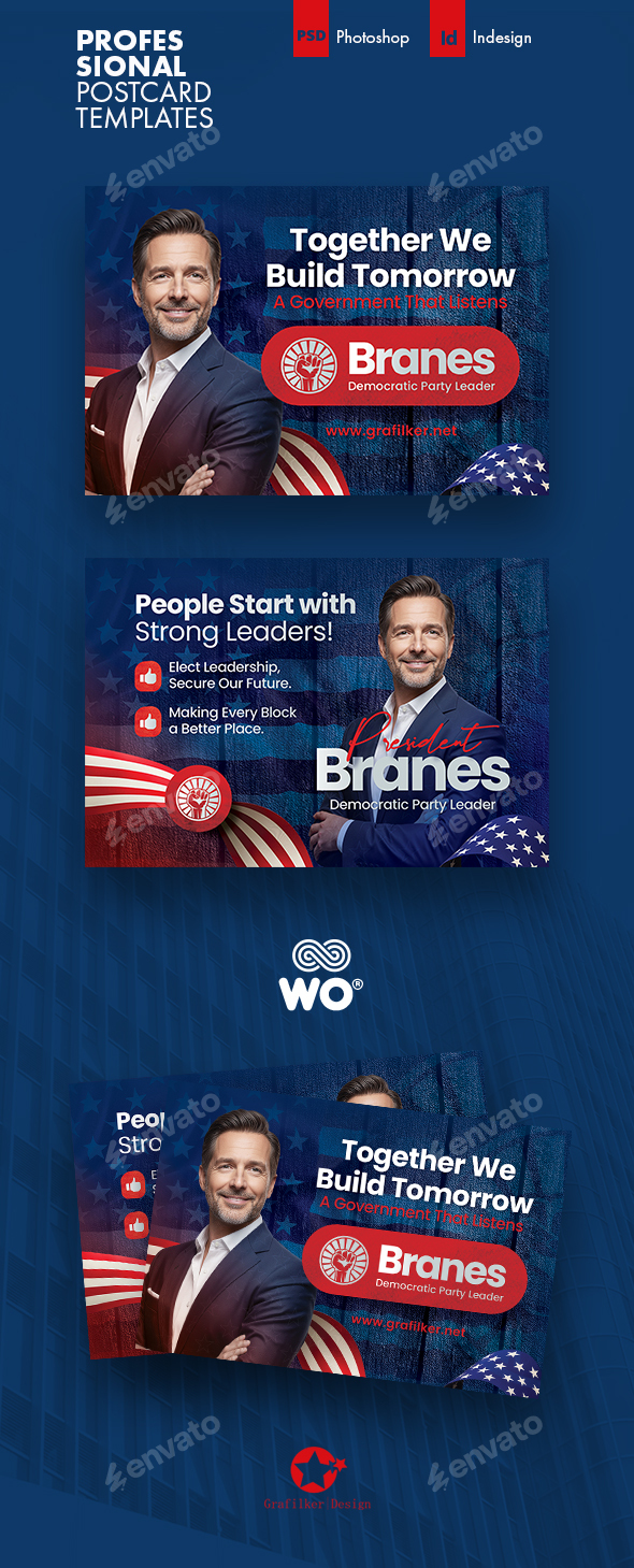 Political Postcard Templates