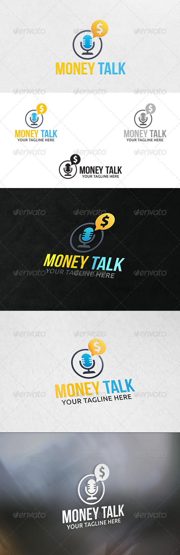 Money Talk - Logo Template - Symbols Logo Templates
