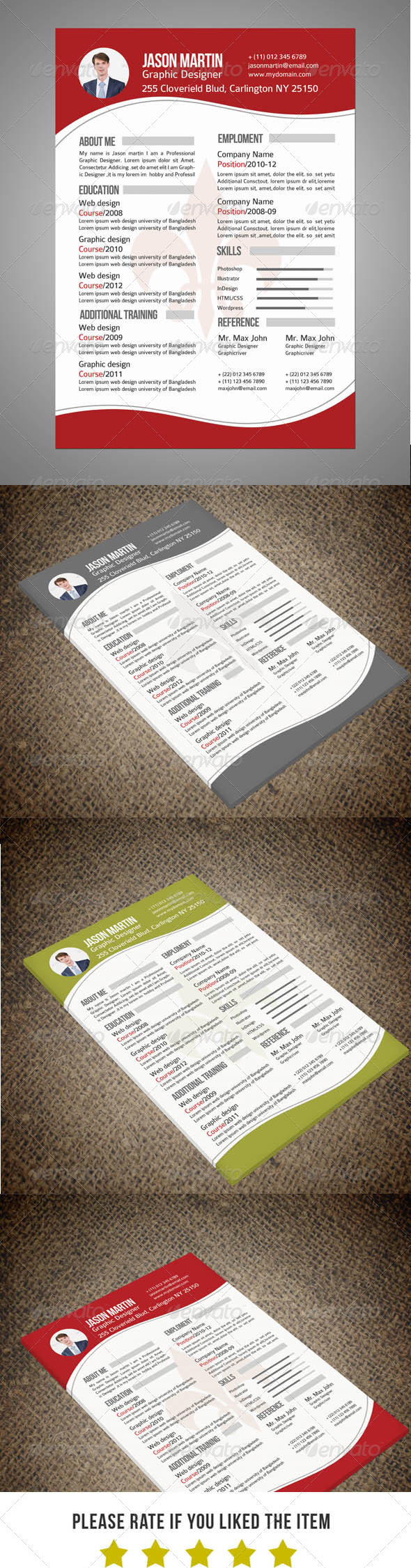 Resume V8 - Resumes Stationery